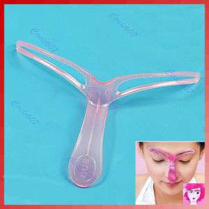 Pro Eyebrow Template Stencil Shaping DIY Tool Beauty  