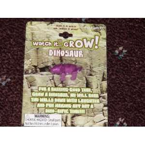   it Grow Dinosaur (place in water and watch in grow) 
