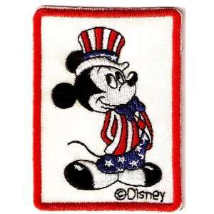  Mickey Mouse  Uncle Sam  wearing patriotic red white and 
