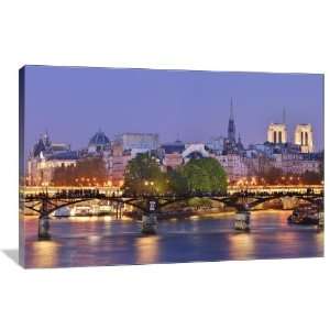  Panorama of Paris   Gallery Wrapped Canvas   Museum 