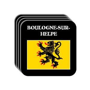    Pas de Calais   BOULOGNE SUR HELPE Set of 4 Mini Mousepad Coasters