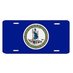  Virginia Va State Flag Vanity Auto License Plate Tag 
