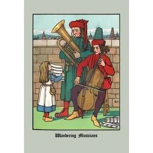  Wandering Musicians   Paper Poster (18.75 x 28.5) Sports 