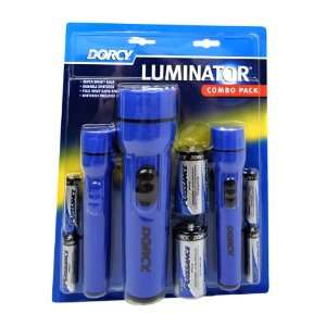  Dorcy 41 3483 Luminator Flashlight Combo Pack   Blue