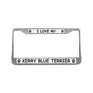  Kerry Blue Terrier License Plate Frame