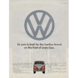 The Volkswagen Station Wagon. Be sure to look for this familiar brand 