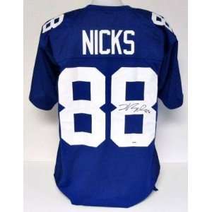 Hakeem Nicks Signed Uniform   Blue PSA   Autographed NFL Jerseys 