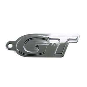  Mustang Polished Billet GT Logo Keychain Automotive