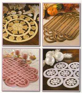 PLASTIC CANVAS DOILIES Pattern BOOK ~ NEW  