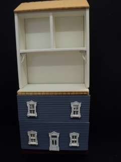 Miniature Dollhouse Shaped Cabinet with Drawers/2 Pc.  