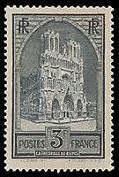 France   247 1930 XF MLH Reims Cathedral Type I  