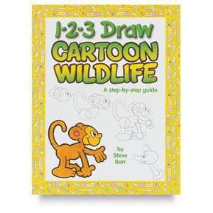  1 2 3 Draw Series   Cartoon Wildlife Arts, Crafts 