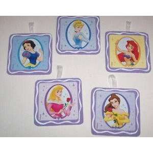  Set of 5 Purple Disney Princess Wall Hangings Baby