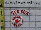 BOSTON RED SOX MLB Iron On Fabric Appliques No Sew