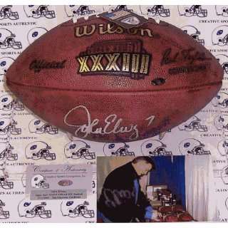  John Elway Football   Super Bowl XXXIII