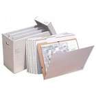   File Box and 10 Folders   White   20H x 12W x 28D   VFILE25