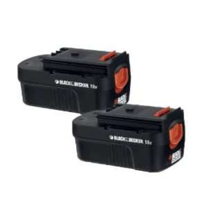 Black & Decker 18 Volt Slide Pack Battery 2 pack HPB18 OPE 2 at  