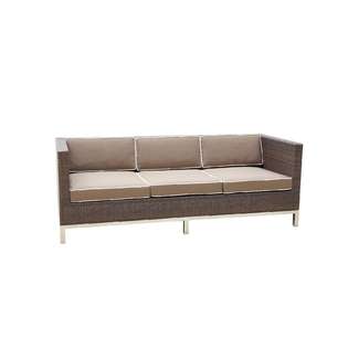 Wicker Metropolitan Sofa  Wicker Lane Outdoor Living Patio Furniture 