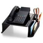 Officemate Antimicrobial Telephone Stand, Black