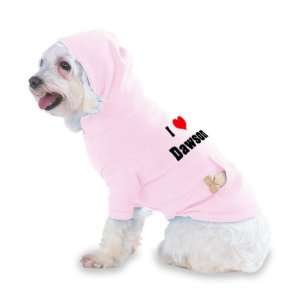  I Love/Heart Dawson Hooded (Hoody) T Shirt with pocket for 