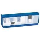 Akro Mils 8366 Tilt and Lock Plastic Parts Storage Bin, Large, Blue