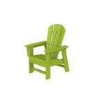   Beach Outdoor Patio Kids Adirondack Chair   Electric Lime Green