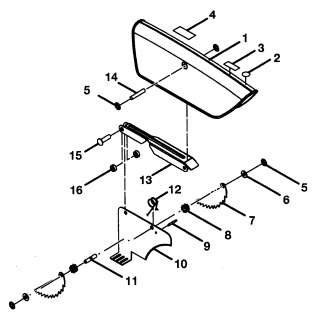CRAFTSMAN Table saw Blade guard assy Parts  Model 315218050 