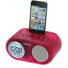 iHOME iH33PT iPod Translucent Dual Alarm Clock (Pink)