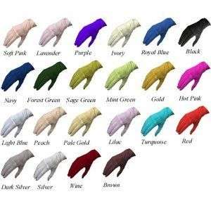 Satin Formal Wrist Length 7  Gloves In Many Colors  