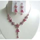 Fashion Jewelry For Everyone Collections Rose Pink & Fuschia Crystals 