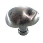 MNG Potato Knob 1 1/2 in. x 1 1/8 in.   Satin Silver Antique