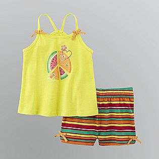 Toddler Girls Fruit Slice Shorts Set   2 pc.  WonderKids Baby Baby 