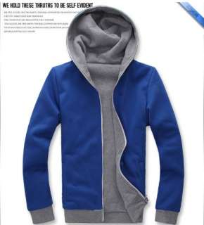 Fashion Casual Hooded Zip Cardigan Colorful Two sided Sweater Lovers 