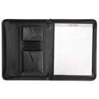   Napa Leather Portfolio with 3 Ring Binder and Removable Shoulder Strap
