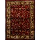 home dynamix royalty fancy scroll area rug 8x11 red