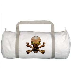  Gym Bag Skull and Crossbones with Green Eyes Everything 