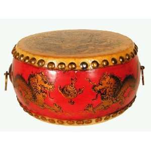  Tibetan Small Red Childs Drum 