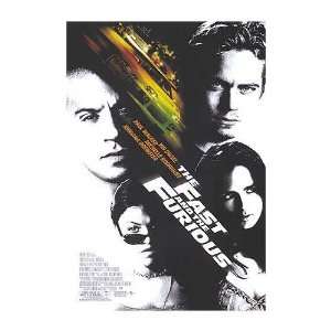 Fast And The Furious Movie Poster, 27 x 39 (2001) 
