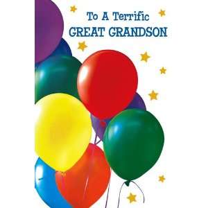  Great Grandson W/ Balloons