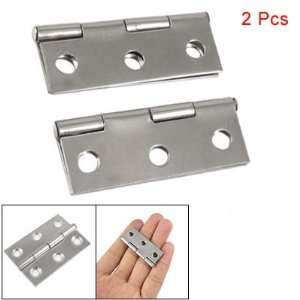  Amico 1.7 Metal Butt Hinge Silver Tone for Cabinet Drawer 