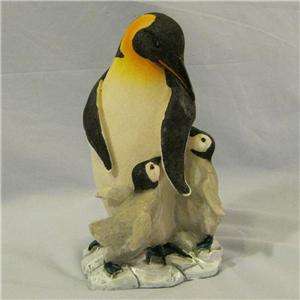 Emperor Penguin Mom with Babies Penguin Figurine  