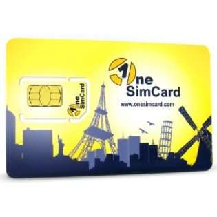 OneSimCard International SIM Card for 200 Countries with 10 Credit at 