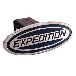 DefenderWorx Ford Expedition Blue Oval 2 Inch Billet Hitch Cover