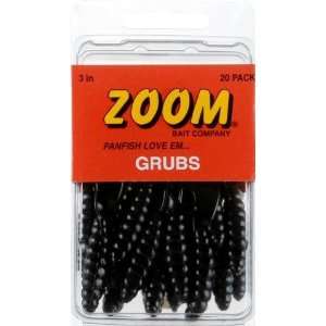  UNRIGGED GRUBS 3 BLACK