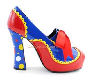 PLEASER Womens Circus Funky 5 High Heels Costume Shoes  
