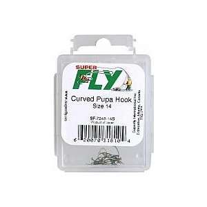  SUPERFLY INTERNATIONAL (SF 7248 14S ) Fly CURVED PUPA HOOK 