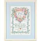   United In Love Wedding Record Counted Cross Stitch Kit 10x14
