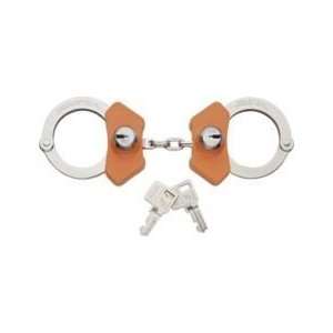  High Security Chain Link Handcuff , Nickel Finish Sports 