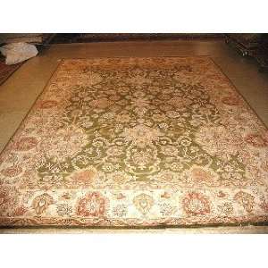  9x12 Hand Knotted super agra India Rug   90x120