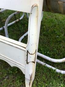 Vintage Twin French Provincial Bed Frame Cottage Chic  